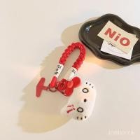 ราคา สาว ins ผีเสื้อสีแดงเซอร์ไพรส์ KT จี้แมวเคสโทรศัพท์เชือกเส้นเล็กบิดสายรัดข้อมือสั้นเคสโทรศัพท์สากล (41770119354)