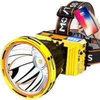 ราคา RXC ไฟฉายคาดหัว ไฟฉายคาดหัวLED ไฟฉายเดินป่า ไฟฉายแรงสูง หน้าไฟส่องกบ ไฟฉายคาดหัวแท้ไฟฉายคาดศีรษะ X 60 (47550753323)