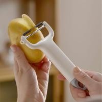 ราคา การใช้ชีวิตที่บ้าน174 th ที่ปอกผลไม้ มีดปอกผลไม้ สามารถใช้ลอกผักหรือผลไม้ออกได้เช่นมันฝรั่งกะหล่ำปลีแตงกวา ฯลฯ ใช้กันอย่างแพร่หลาย (57350743730)