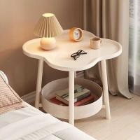 ราคา โต๊ะข้างโซฟา2ชั้น โต๊ะข้างเตียงมินิมอล ชั้นวางของข้างโซฟา (28641578414)