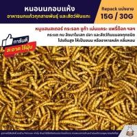 ราคา หนอนนกอบแห้ง เกรดA อาหารหนูแฮมสเตอร์ ชูก้า แพรี่ดอก เม่นเคระ และสัตว์เลี้ยงอื่นๆ แบ่งขาย 25G 50G (3406365767)