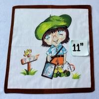 ราคา Vintage ผ้าเช็ดหน้า วินเทจ (28368577057)