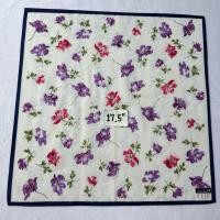 ราคา Elle Paris ผ้าเช็ดหน้า ลายดอกไม้ (27477187502)