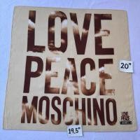 ราคา Moschino Love Peace ผ้าเช็ดหน้า มอสชิโน่ (26334092664)