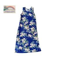 ราคา Paradise Found Orchid Ginger Royal Long Tank Dress เดรสฮาวาย พาราไดซ์ ฟลาวด์ (25827385287)