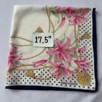 ราคา Giorgio Valentino ผ้าเช็ดหน้าลายดอกไม้ (29423962075)