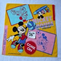 ราคา Mickey mouse ผ้าเช็ดหน้า มิกกี้เม้าส์ (28979073915)