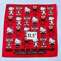 ราคา Hello kitty x Snoopy x Pink panther x Elmo ผ้าเช็ดหน้าลายการ์ตูน (28978103105)