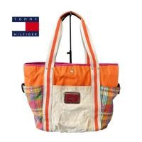 ราคา Tommy Hilfiger กระเป๋าสะพายไหล่ ทอมมี่ ฮิลฟิเกอร์ ลายผ้าต่อวินเทจ (27205260646)