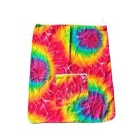 ราคา กระเป๋าผ้าหูรูดลายมัดย้อม วินเทจสีสันสดใส (24916534860)