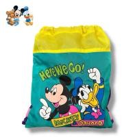 ราคา Mickey mouse Donald Duck กระเป๋าหูรูด มิกกี้เม้าส์ (29242544570)