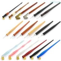 ราคา ปากกาจุ่มเขียนพู่กัน สไตล์โกธิคโบราณ พร้อมปลายแก้ว (22031200514)