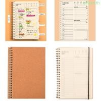 ราคา Cen 50 แผ่น 100 หน้า Spirals Notebook Daily Planner Notepad Do List Notepad คู่มือการจัดการเวลาสําหรับโรงเรียน (54500106667)