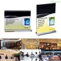 ราคา Cen 5 ชิ้นเมนูขาตั้งจอแสดงผลป้ายอะคริลิคขาตั้ง T Shape Desktop Display Stand (54500091704)