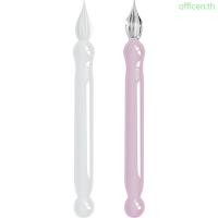 ราคา Cen Elegant Glass Dip Pen ปากกาหมึกแก้วสั้นสําหรับเขียน Journaling Drawing (28081074788)
