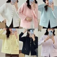 ราคา เสื้อกันหนาวแขนยาว สไตล์เกาหลี สีพาสเทล (52901125207)