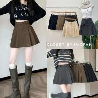 ราคา กระโปรงแฟชั่นสไตล์เกาหลี กระโปรงมีซับใน ทรงสวย เอวสูง (43156745691)