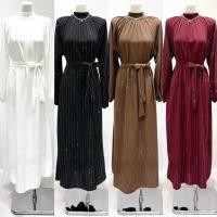 ราคา ชุดเดรสแขนยาว คอเต่า กริตเตอร์ ใส่เที่ยว ออกงาน (42870468027)