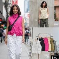 ราคา เสื้อกั้กผ้าร่ม แขนกุดใส่คลุม น่ารักมาก (41520554465)