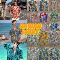 ราคา Hawaii shirt เสื้อเชิ้ตฮาวาย ลายดอกไม้ กราฟฟิก ผู้ชาย ผู้หญิงใส่ได้ (29132939061)