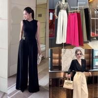 ราคา กางเกงเอวสูงผ้าพริ้ว ลุคคุณนายไฮโซ (29017112989)