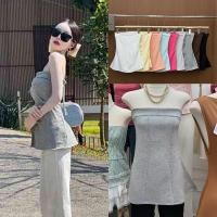 ราคา hill top เสื้อเกาะอก สีพื้น สไตล์เกาหลี (27786379861)