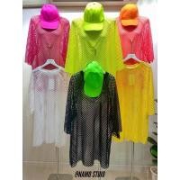 ราคา Oversize shirt เสื้อฌอเวอร์ไซส์ตาข่ายสีสัน ซีทรู (27062521272)