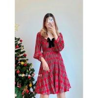 ราคา เดรสอัดพลีท ลายสก็อต รับคริสต์มาส (26367889062)