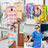 ราคา rainbow เสื้อคอกลมมัดย้อม ทรง oversize (25570706693)