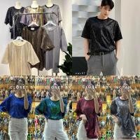 ราคา เสื้อกลิตเตอร์ทรง oversize ด้านในมีผ้าซับใน ใส่แล้วไม่คัน (25389053360)