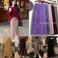 ราคา glitter skirt กระโปรงผ้ากลิตเตอร์ วิ้งๆ ปักเลื่อม ใส่ออกงาน ปาร์ตี้ (25154346485)