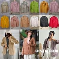 ราคา เสื้อทรงสูท ผ้าคอตตอน แขนยาว สีพื้น คอปก ใส่เที่ยว ใส่ทำงาน (24416504250)