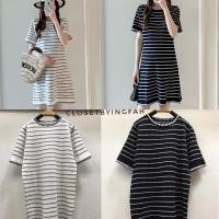 ราคา knitting strips dress ชุดเดรรสั้น สไตล์มินิมอล (24319472258)