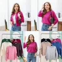 ราคา Oversize cardigan เสื้อคลุมคาร์ดิแกน หนานุ่ม ผ้าไหมพรม (19686440843)