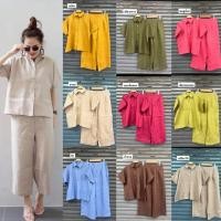 ราคา ชุดเซ็ตลินิน ผ้าลินินแท้ ใส่สบาย ทรงสวย (40514880560)