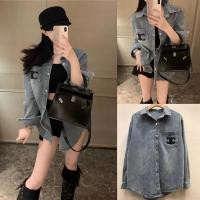 ราคา jeans shirt เสื้อเชิ้ตยีนส์ ฟอกสีสวย (28305752344)