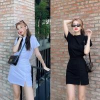 ราคา summer set ชุดเซ็ต 2ชิ้น เสื้อยืด กระโปรงสั้น ทรงน่ารัก ใส่สบาย (19790806823)