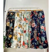 ราคา กางเกงผ้าสปัน พิมพ์ลายกราฟฟิก ใส่ไปทะเลลายดอกไม้ (16560450274)