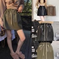 ราคา กระโปรงหนัง เอวยางยืด ทรงเอ สวยมาก (15698244600)