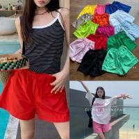 ราคา Cotton pants กางเกงขาสั้น ผ้าคอตตอน สีสันสดใส มีกระเป๋าข้าง (25930565372)