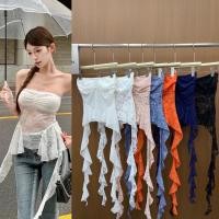 ราคา fairytale net top เสื้อเกาะอก ผ้าตาข่าย ลูกไม้ เซ็กซี่เบาๆ (26361577995)