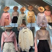 ราคา เสื้อเชิ้ตแขนยาว คอปก ทรงOversize basic shirt คอตตอน ใส่เที่ยว (22587153774)