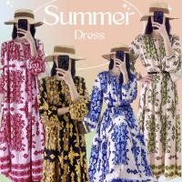 ราคา ชุดเดรสแขนยาว ลายน่ารัก ลุคคุณนาย (22056400872)