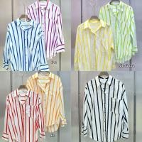 ราคา เสื้อเชิ้ตทรง Oversize แต่งกระเป๋าข้าง ผ้าคอตตอน (27817980902)
