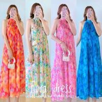 ราคา ชุดเดรสอัดพลีท พิมพ์ลายดอกไม้ สวยมาก ใส่เที่ยว ไปทะเล ออกงาน (27436103028)