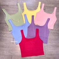 ราคา เสื้อครอปคอเหลี่ยม เสื้อใส่ไปทะเล เสื้อกล้ามเซ็กซี่ สวยๆพร้อมส่ง (4554528432)