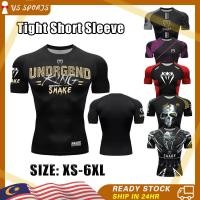 ราคา XS 6XLVenom Sanda การฝึกอบรมแขนสั้น Quick drying Fighting Boxing Fitness Combat Tops Combat Training Breathable Jersey (40152602971)