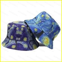ราคา MG1 Van Gogh Starry Night Bucket หมวกหมวกชาวประมงสําหรับผู้หญิงผู้ชายกลางแจ้ง Sunhat All Match Travel หมวกแฟชั่น GM1 (54851310103)