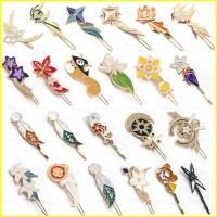 ราคา เครื่องประดับสำหรับคอสเพลย์ Genshin Impact กิ๊บติดผมและผ้าโพกศีรษะ แบบฉบับ Character Inspired Barbatos Hu Tao Keqing (49451344274)