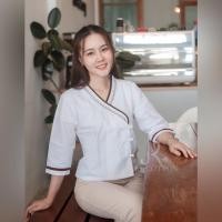 ราคา เสื้อเจ้านางปักดอกไม้รอบคอ เสื้อผ้าพื้นเมืองประยุกต์ (10098529205)